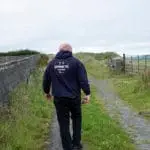 Denis Vaughan in fields