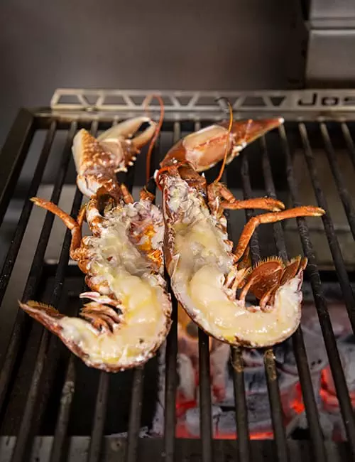 Lobsters on the Josper Grill at Vaughan's
